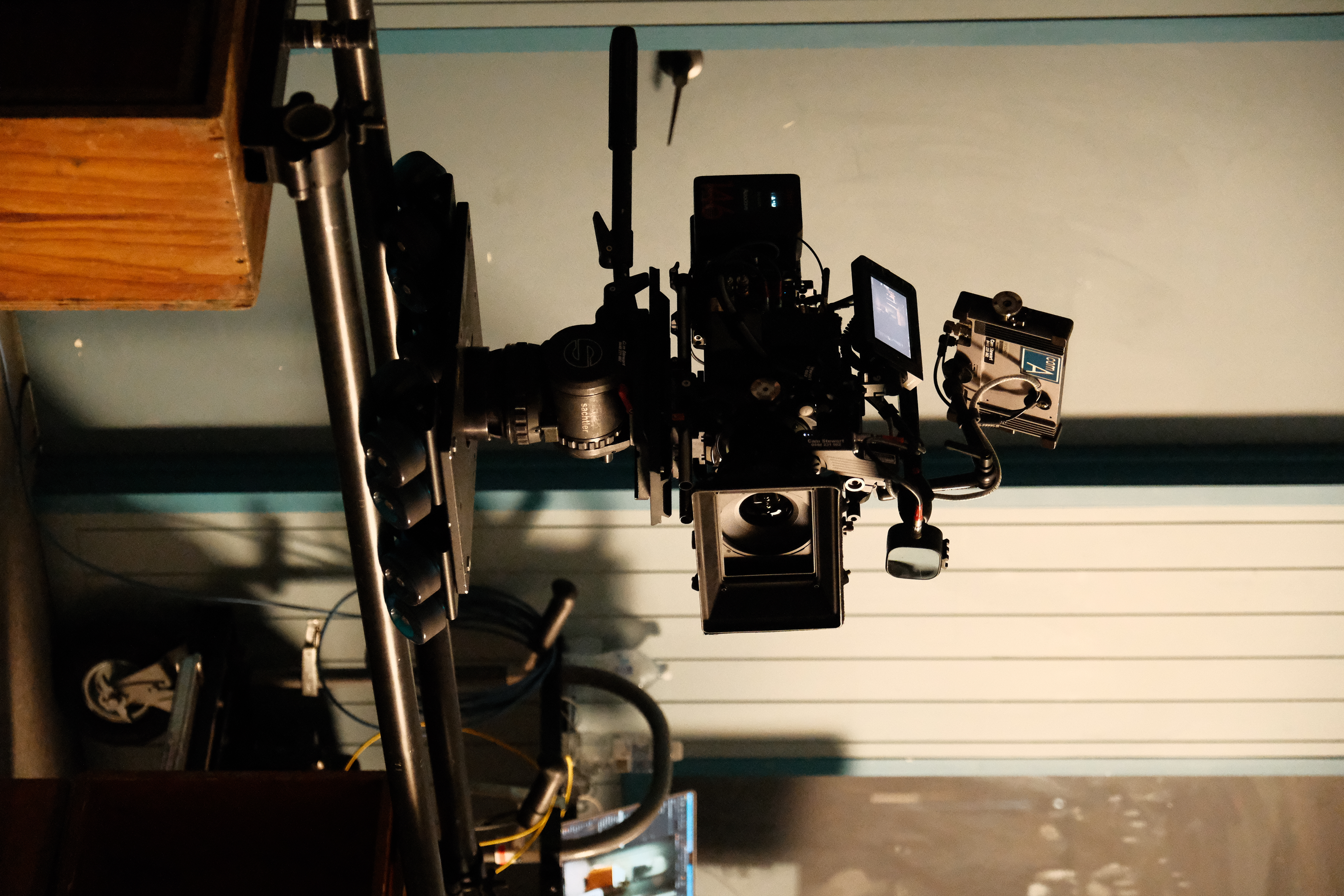 Camera rig on set